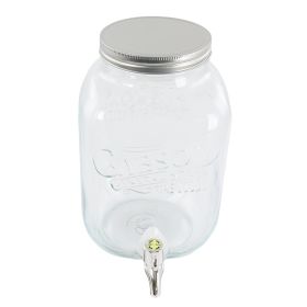 Gibson Home General Store 1.1 Gallon Glass Jar Beverage Dispenser