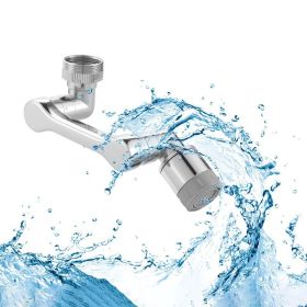 Kitchen Bathroom Rotatable Spray Attachment with Robotic Arm