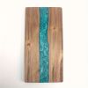 1PC Chopping Board, Resin River Pattern Cutting Board Butcher Block, Cheese Charcuterie Board for Meat Cheese Bread Vegetables And Fruits