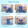 [3-piece Set]3 & 5-gallon Water Bottle Caps, Upgraded Reusable Replacement Caps, Spill-proof Caps For 55mm Water Bottles