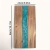 1PC Chopping Board, Resin River Pattern Cutting Board Butcher Block, Cheese Charcuterie Board for Meat Cheese Bread Vegetables And Fruits