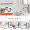 Kitchen Bathroom Rotatable Spray Attachment with Robotic Arm