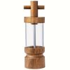 7 Inch Handle Manual Black Pepper Wood Grinder
