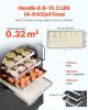VEVOR Vacuum Freeze Dryer Machine, 8.8-13.2 LBS/Batch Food Freeze Drying Machine with 4-Layer Trays, Vacuum Pump
